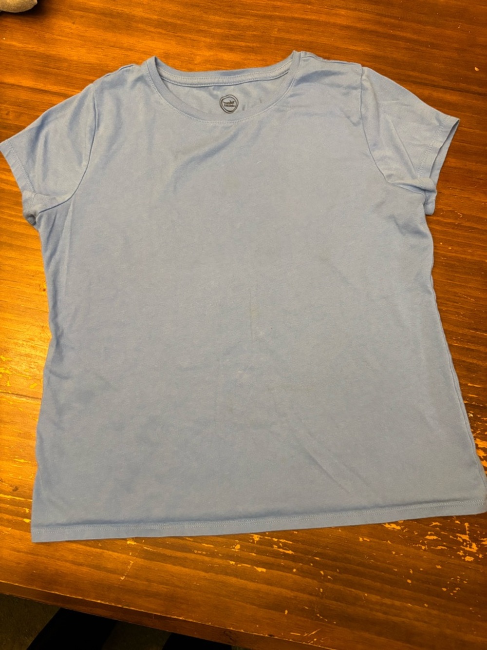 Wonder Nation Light Blue Classic Crew Neck Tee